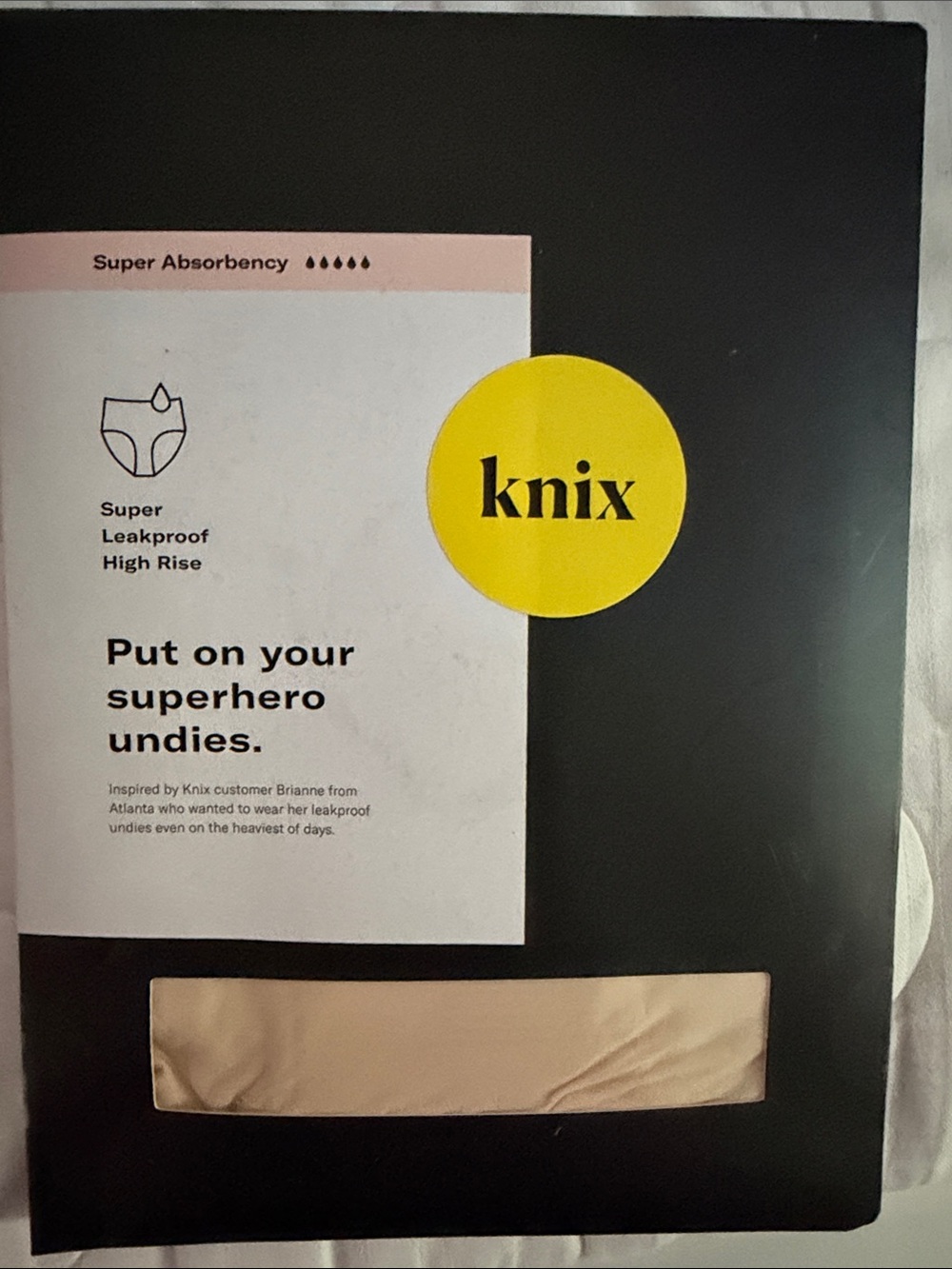 Knix Product Packaging
